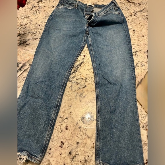 Agolde Denim - Agolde Women's Light Blue Straight Leg Jeans. EUC. 31.